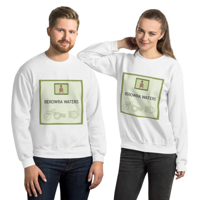 Berowra Waters Post Stamp Unisex Sweatshirt - Image 5