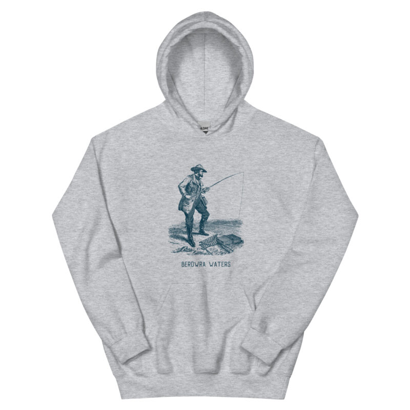 Berowra Waters Fishing Unisex Hoodie - Image 8